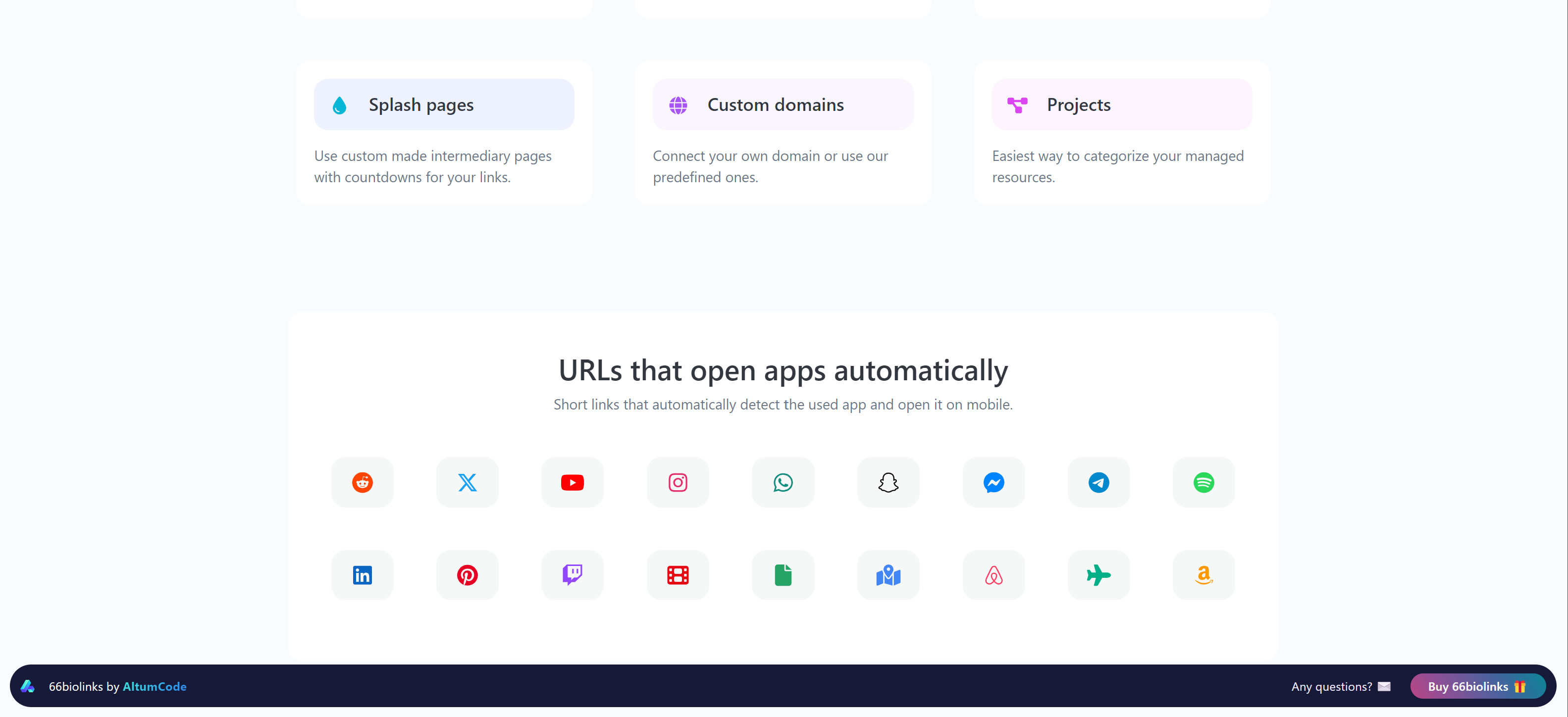 66biolinks - Bio Links, URL Shortener, QR Codes & Web Tools (SAAS)